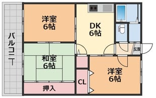 ベルローズの物件間取画像